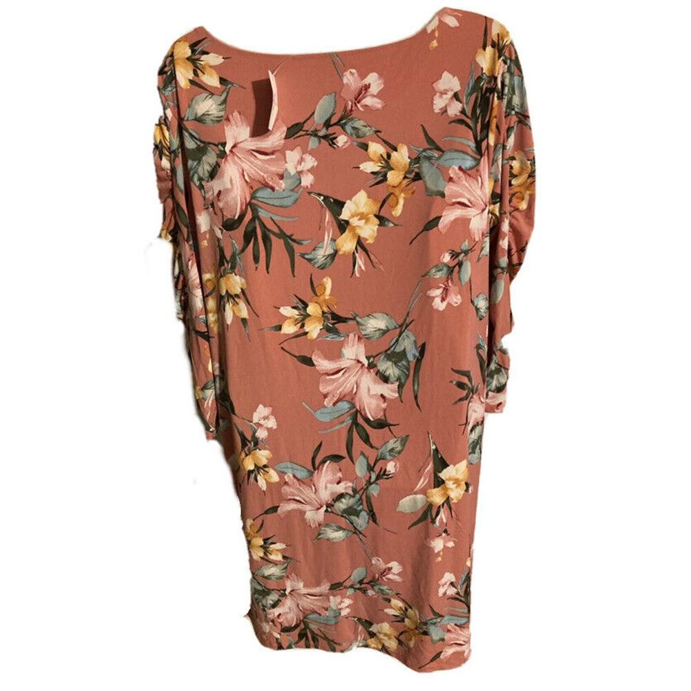 NWT Cato J/M Garnet Rose Floral Dress- Size L - EST‎ 1946 $29.99 orig.